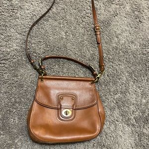 Brown coach crossbody